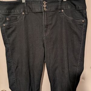 Torrid Jeggings Super Stretch Button Jeans Size 20T